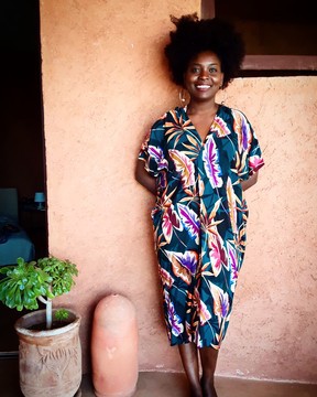 Robe Gandoura Tropical