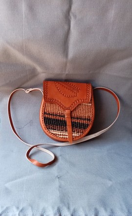 Sac fourre-tout, sac à bandoulière, sac en sisal.