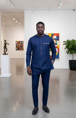 African Men’s Suit | African Wedding Suit | Senator Suit | Dashiki Shirt | Men’s Kaftan