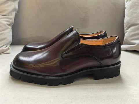 Brown Loafers with chunky soles