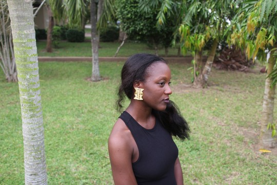 Boucles d'oreilles inspiration akan