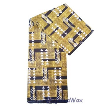 Tissu pagne Ndop Toghu Cameroun en coton léger 2 yards