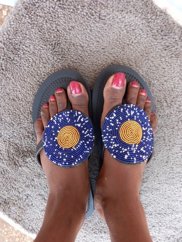 Beaded sandals, Female sandals, African sandals, Masai sandals,