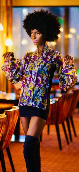 LIGHTENING Organza Blouse