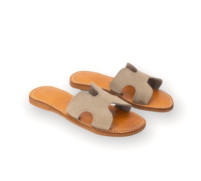 Sandale en cuir véritable haute qualité fait main mode femme
