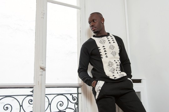 New Sweatshirt in genuine Bogolan White