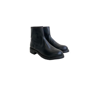 Bottines en cuir véritable Luxe et Durabilité à Emporter