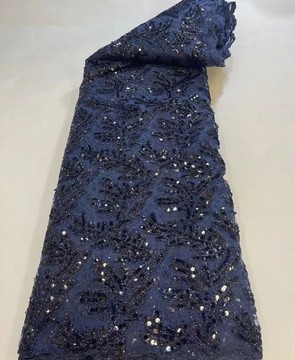 Tissu en dentelle de 5 yards