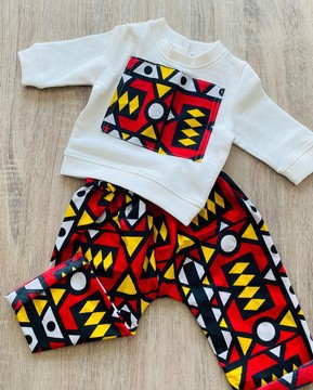 Baby boy's Wax set - Bebe wax sweatshirt - Matching Wax pants