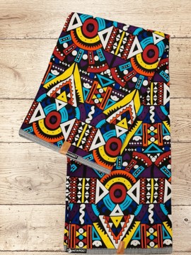 6 YARDS FABRIC WAX ANKARA FABRIC PATTERN: