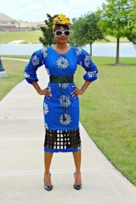 Adensecret Ayeba Ankara dress
