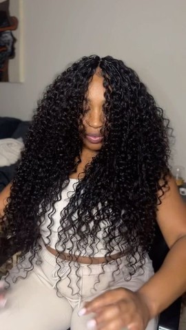 600g Human hair curls bulk hair for boho mermaid bora bora braids locs