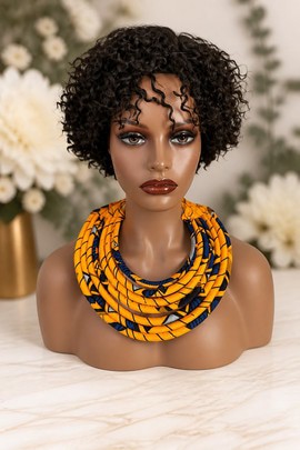 wax necklace, african necklace, ethnic necklace, masai necklace