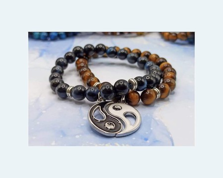Hawk's Eye/Tiger's Eye/Ying&amp;Yang couple/Madagascar bracelets