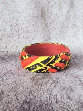 OBA bracelet in WAX fabric-loincloths