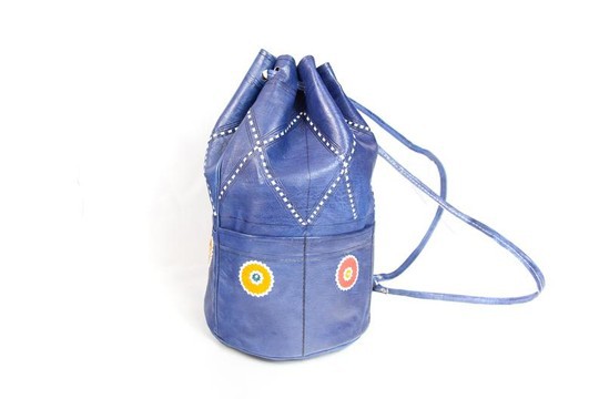 Very good quality handmade original real leather backpack