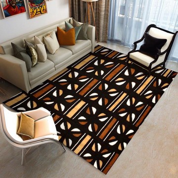 African Rug Carpet Mudcloth Print (LARGER SIZES AVAILABLE)