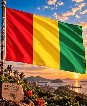 Drapeau Guinée Conakry