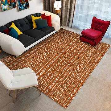 Mudcloth African Print Rugs | Afrocentric Native Carpets (LARGER SIZES AVAILABLE)