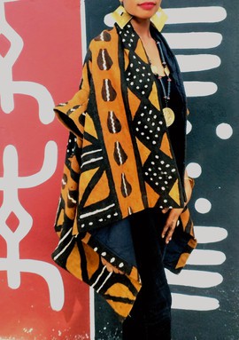 Afro kimono bogolan