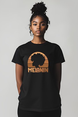 T-shirt « Afro Melanin"