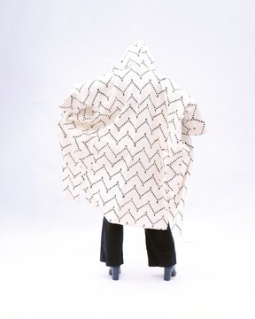 Hazel Tree Hooded Bogolan Cloak (Pre-Order)