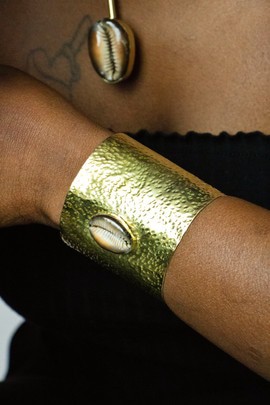 Bracelet manchette bronze «Tanza»