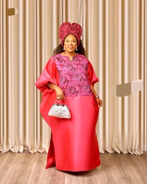 Mix boubou long gawn Boubou with scarf