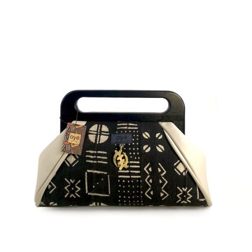 Dede tissu bogolan (beige et noir)