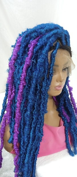 20inches locs on frontal wig