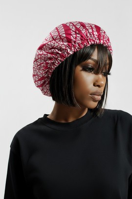 Reversible silk beanie / satin nightcap / hair accessories for women