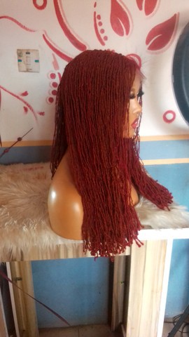 Cajun full lace Sisterlocs wig, Skinny dreadlocks