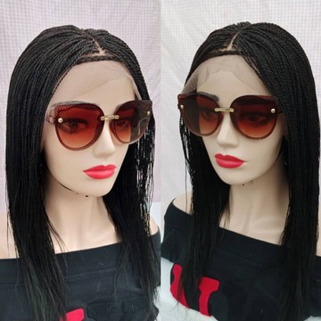 Braids wig,wig for black women, closure wig,micro braids,free shipping