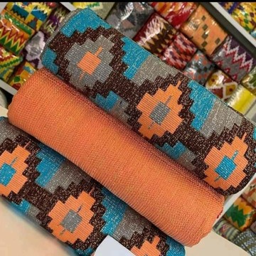 Ashanti Bonwire Kente -Hand woven