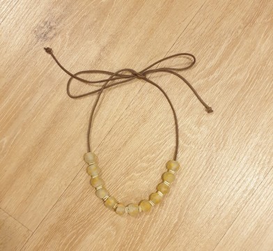 Collier de perles Krobo
