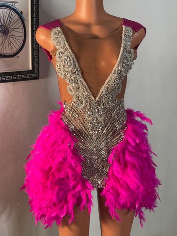 Hot Pink Barbie birthday dress
