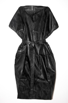 Robe Caftan Avec Poches- Damassé Bazin Diamant Noir