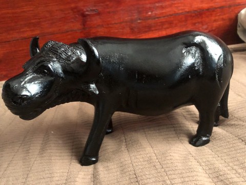 Black Buffalo wood curving