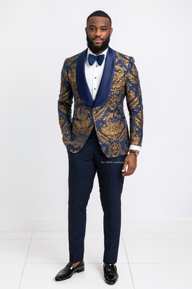 Damask  two-piece suit