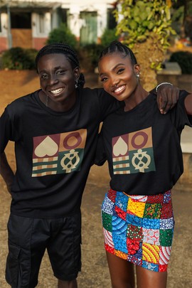 T-shirt unisexe, Adingra 01