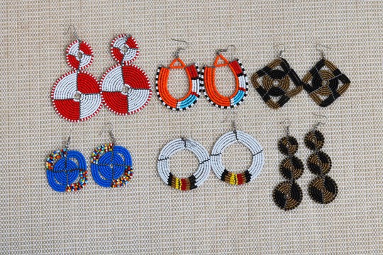 Wholesale earrings, Maasai earrings, African Beaded earrings, Tribal earrings, Boho earrings