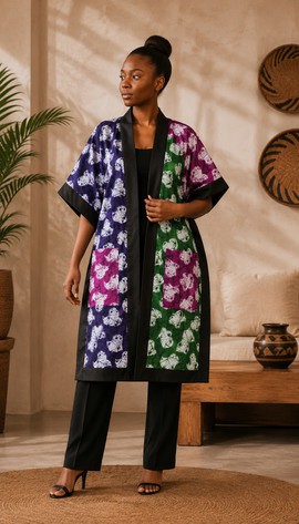 Kimono Wax "Éclat Africain"