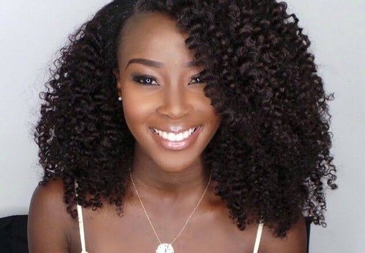 Curly hair with lace, for all skin types, longlasting