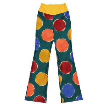 Legging recyclé Peony avec poches | Vêtement de sport imprimé taille haute