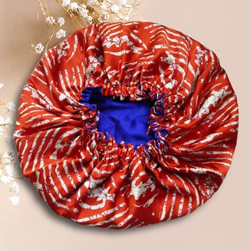 Reversible silk beanie / satin nightcap / hair accessories for women
