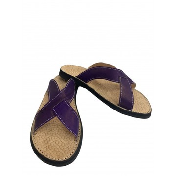 Sandale en cuir véritable pour femme