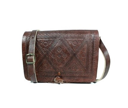 handmade genuine leather shoulder bag