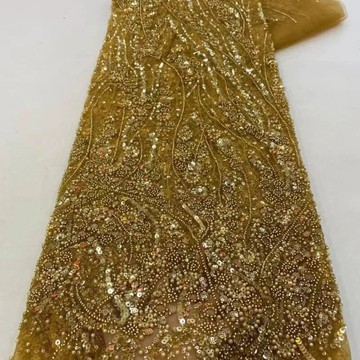 Beaded luxury lace (5 yards)