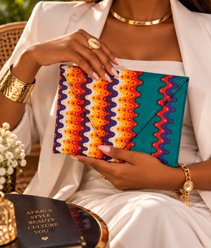 Pochette en wax