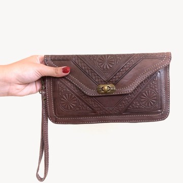 handmade real leather wallet